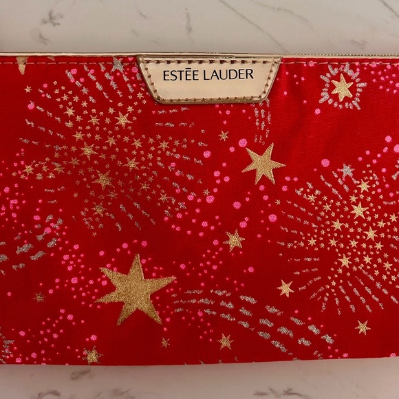 Estee Lauder Red Gold Star Constellation Cosmetics
Makeup Bag- NEW! - Picture 7 of 9